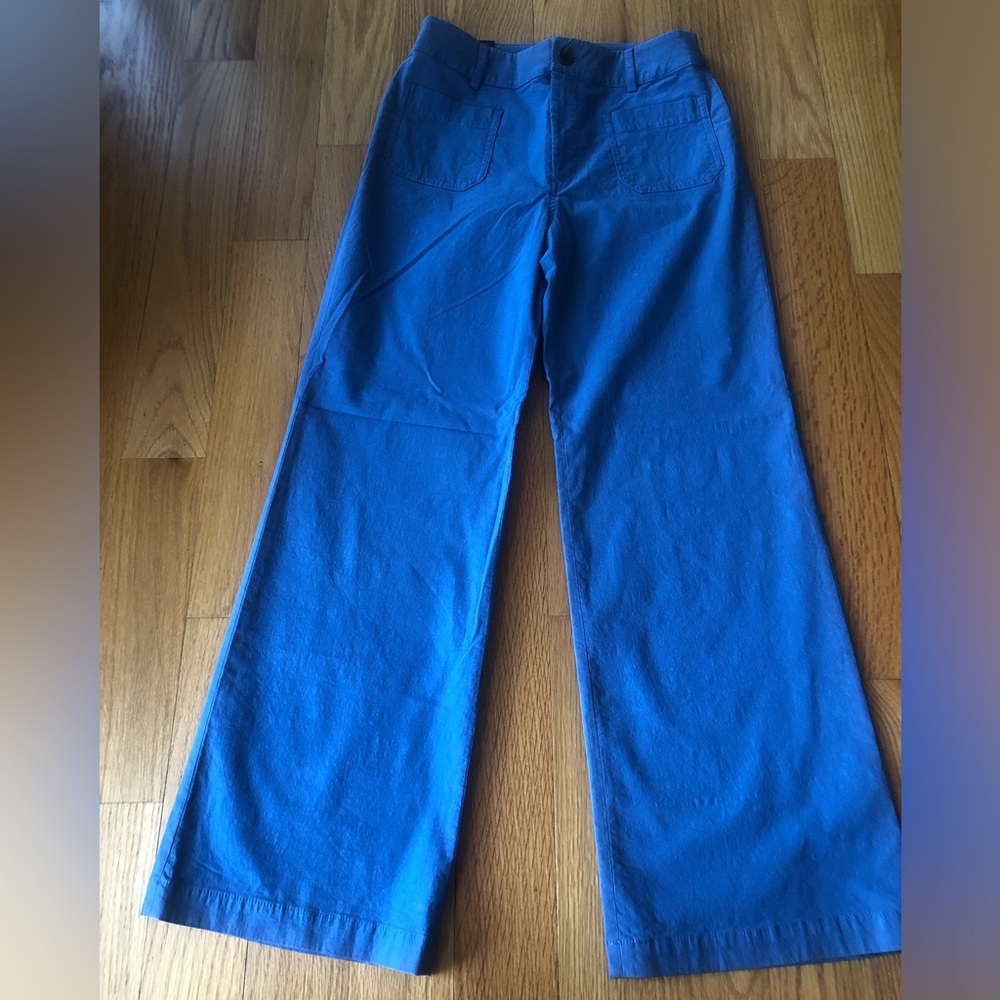 NWT J. Crew Lizzie Pant in Blue - Picture 2 of 11